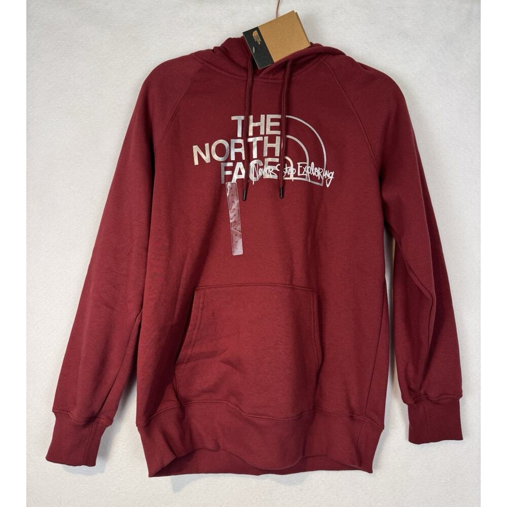 The North Face Men's Half Dome Brick Pullover Hoodie Size Medium Sleeve Hit